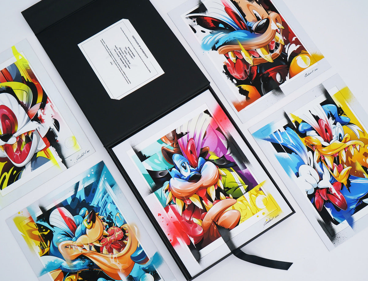 Collectible Art Print Box Set - Cartoon Madness
